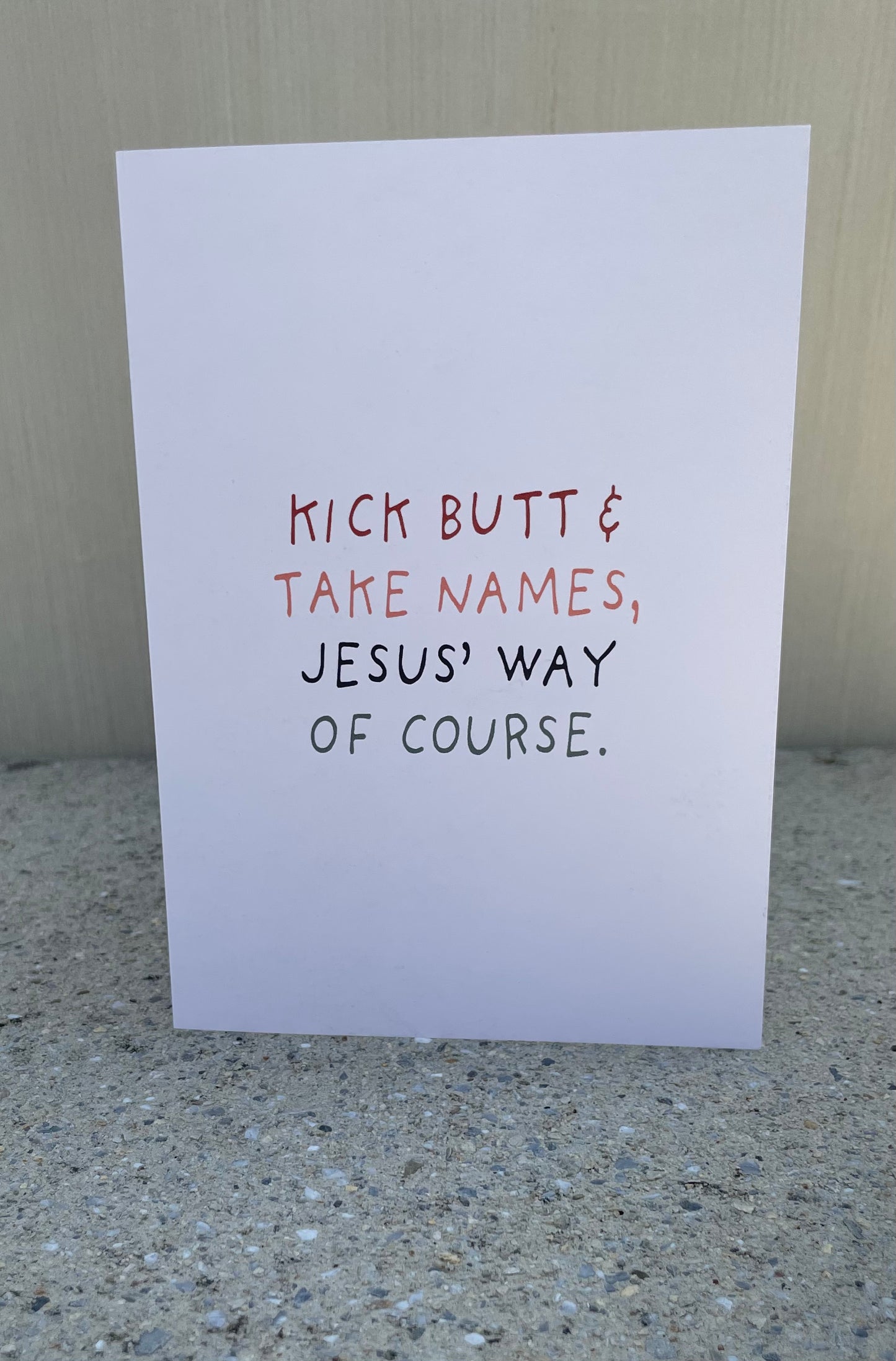 Kick Butt Card